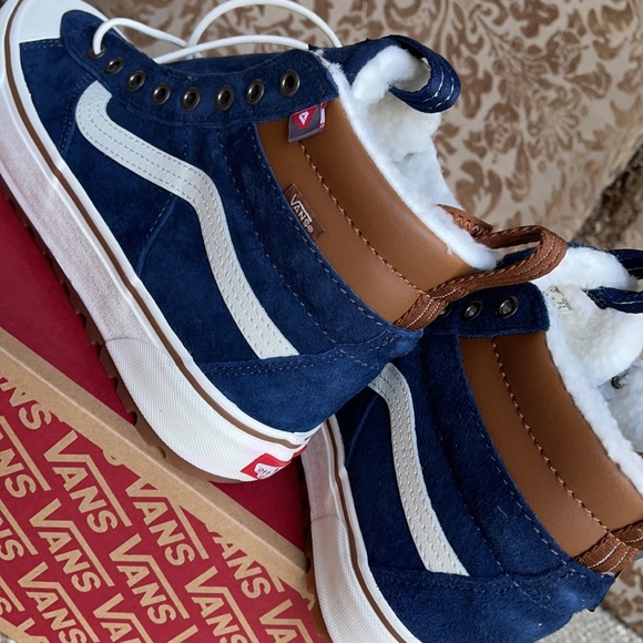 Vans Sk8-Hi Mte 2.0 Dx Dress Blues/Marshmallow WM - Picture 15 of 16